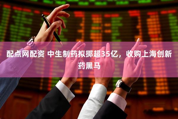 配点网配资 中生制药拟掷超35亿，收购上海创新药黑马